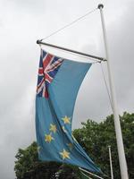 bandiera tuvaluana di tuvalu foto