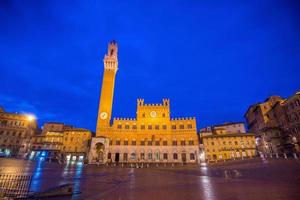 piazza del campo a siena, italia foto