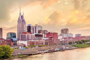 Nashville, Tennessee skyline del centro foto