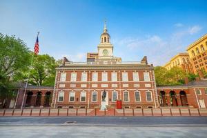 Independence Hall di Philadelphia, Pennsylvania foto