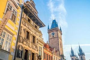 edifici storici nella città vecchia di praga nella repubblica ceca foto