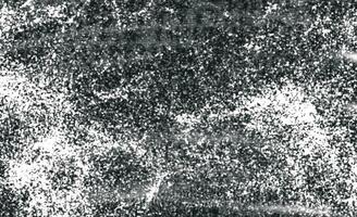 grunge in bianco e nero distress texture.dust overlay angoscia di grano, basta posizionare l'illustrazione su qualsiasi oggetto per creare un effetto sgangherato. foto
