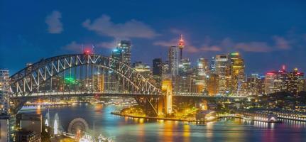 skyline del centro di sydney foto