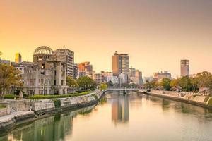 hiroshima giappone. sito del patrimonio mondiale dell'unesco foto