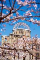 hiroshima giappone. sito del patrimonio mondiale dell'unesco foto