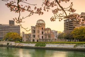 hiroshima giappone. sito del patrimonio mondiale dell'unesco foto