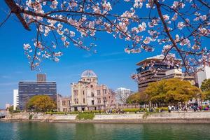 hiroshima giappone. sito del patrimonio mondiale dell'unesco foto