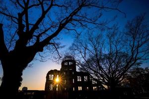 hiroshima giappone. sito del patrimonio mondiale dell'unesco foto