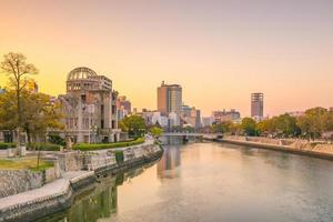 hiroshima giappone. sito del patrimonio mondiale dell'unesco foto