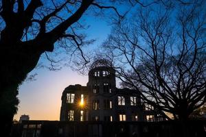 hiroshima giappone. sito del patrimonio mondiale dell'unesco foto