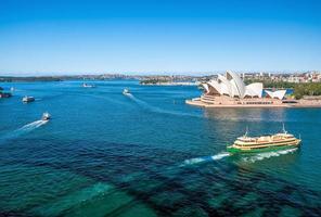 skyline del centro di sydney foto