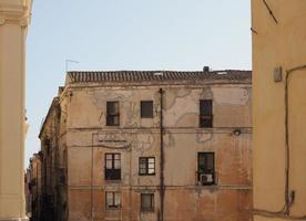 quartiere castello a cagliari foto