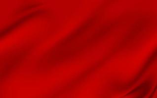 sfondo con illustrazione 3d tende di velluto di seta rosso di lusso. foto