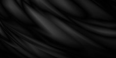 sfondo di tessuto nero illustrazione 3d foto