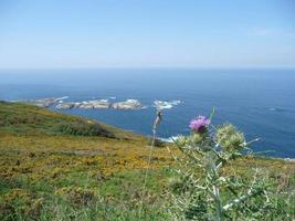 monte san pedro a la coruna - spagna foto