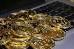 monete crittografiche, tecnologia blockchain, bitcoin foto