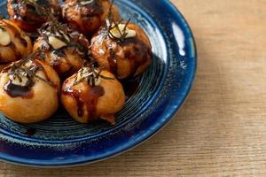 gnocchi di takoyaki o polpette di polpo foto