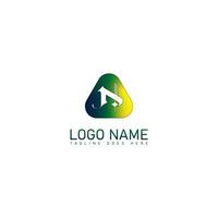 lettera n logo icona design modello elementi.n monogramma moderno pendenza logo design. foto