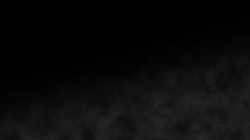atmosferico Fumo lentamente bianca nebbia effetto elemento. cinematico foschia sfondo. realistico migliore astratto Fumo nube lento movimento su sfondo.ascendente vapore vapore al di sopra di nero. spaventoso Magia Halloween. foto