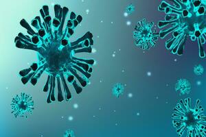 3d interpretazione di coronavirus nCoV-2019. coronavirus responsabile per asiatico influenza scoppio concetto background.influenza come pericoloso maggior parte nel il mondo come un' pandemia. virus vicino su focus.illustrazione. foto