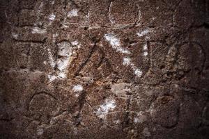 simboli storici segni alfabeti dell'antico egitto foto