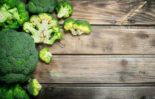 fresco tagliare broccoli. foto