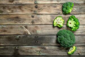 fresco verde broccoli. foto