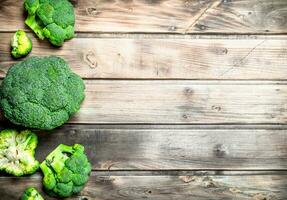 molte di fresco broccoli. foto