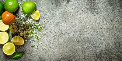 grattugia con fresco Limes . foto