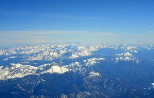 aereo Visualizza di montagne. foto