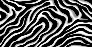sfondo a strisce nero e bianca zebra, panoramico ragnatela sfondo - ai generato Immagine foto