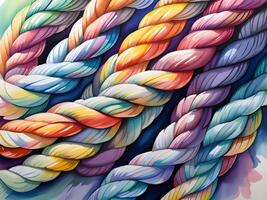 colorato corda spirale. astratto sfondo. foto