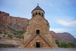 monastero noravank nel il montagne di Armenia foto