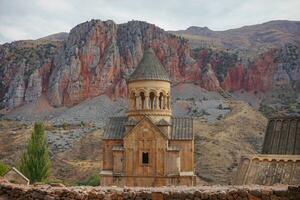 monastero noravank nel il montagne di Armenia foto