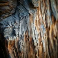 un' vicino su di il abbaiare di un' albero generativo ai foto