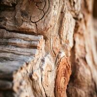 un' vicino su di il abbaiare di un' albero generativo ai foto