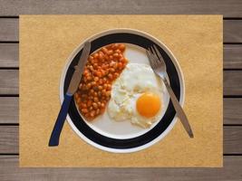 colazione inglese vegetariana foto