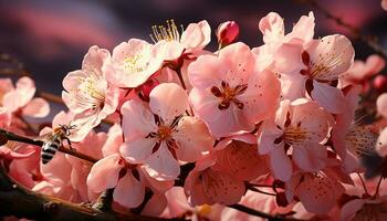 fiore fiore, natura bellezza nel primavera, vivace colori, amore generato di ai foto