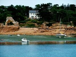 estate splendore nel isola di brehat, cote d'armatura, Bretagna, Francia foto