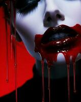 il male donna sangue Halloween orrore foto