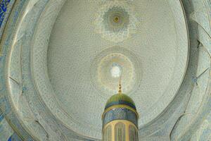 architettonico dettaglio di un' moschea cupola costruzione. sfondo. ai generativo professionista foto