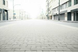 vuoto spazio su il strada. sfondo. ai generativo professionista foto