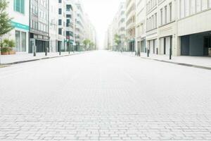 vuoto spazio su il strada. sfondo. ai generativo professionista foto