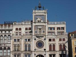 torre dell'orologio di san marco a venezia foto
