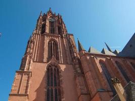 cattedrale di frankfurter dom a francoforte