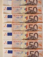banconote in euro euro, unione europea eu foto