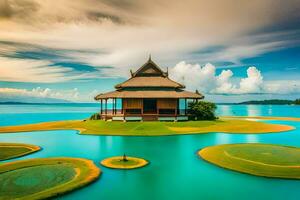 il isola di il di Dio, Phuket, Tailandia. ai-generato foto