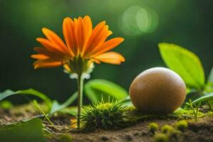 foto sfondo il fiore, erba, verde, il fiore, il fiore, il fiore, il. ai-generato