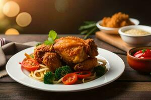 il migliore fritte pollo nel il mondo. ai-generato foto