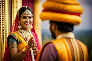 indiano nozze fotografia nel Bangalore. ai-generato foto